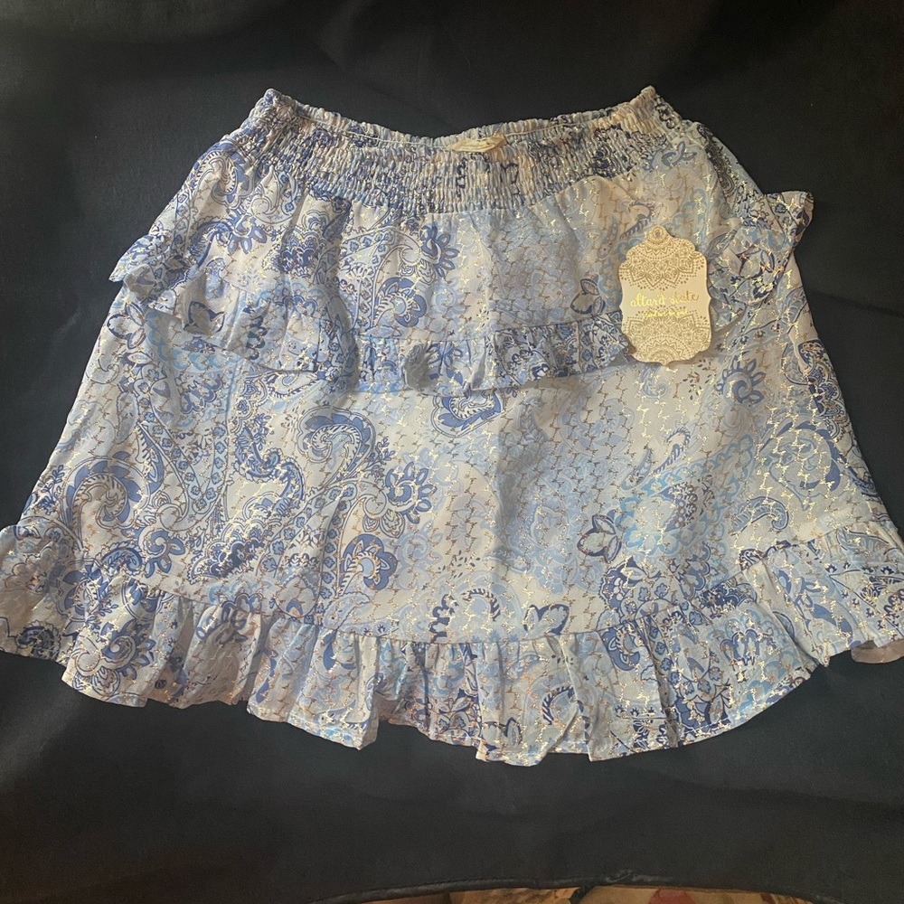 Cute blue bandana skirt